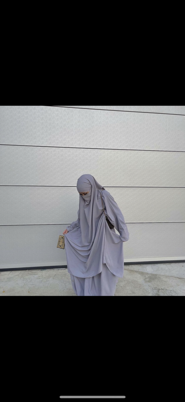 Jilbeb 2 pièces gris