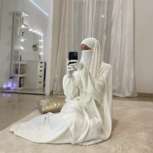 Jilbeb blanc 2 pièces