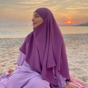 Khimar mauve