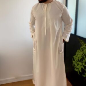Qamis Emirati Blanc