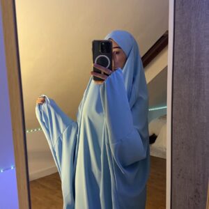 Jilbeb bleu ciel
