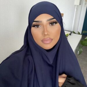 Khimar bleu nuit